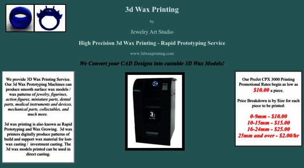 3dwaxprinting.com