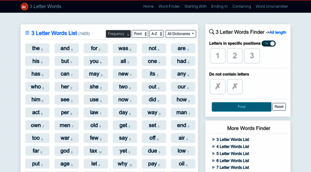 3letterwords.net