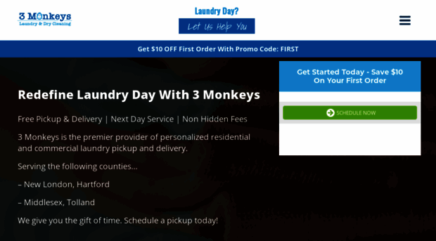 3monkeyslaundry.com