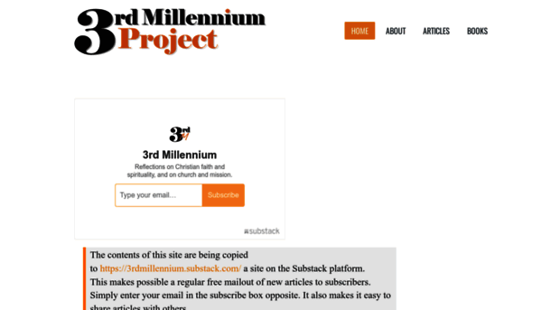 3rdmillenniumproject.com
