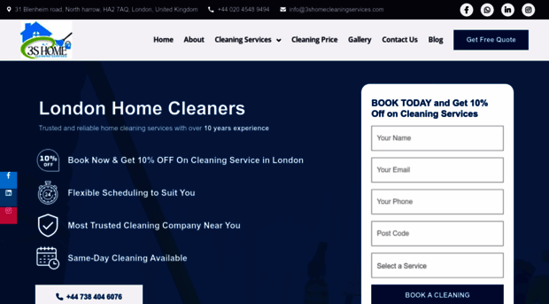3shomecleaningservices.com