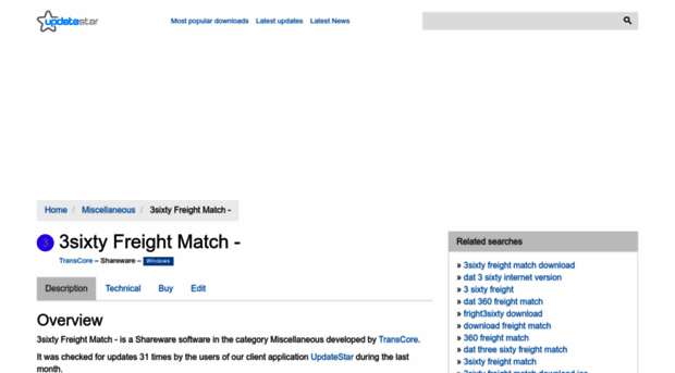 3sixty-freight-match.updatestar.com