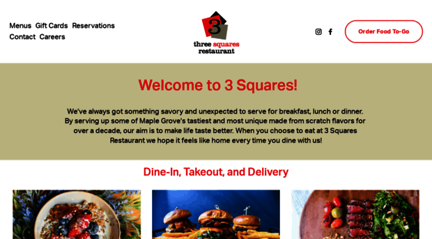 3squaresrestaurant.com