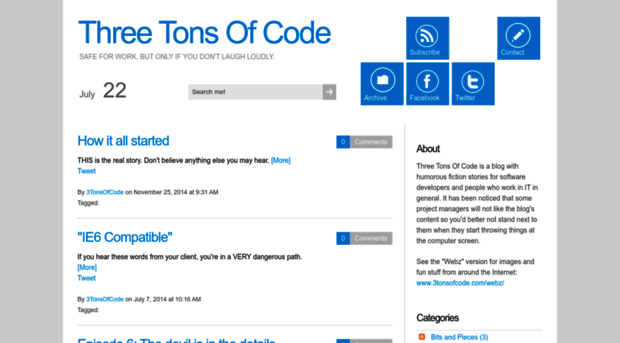 3tonsofcode.com
