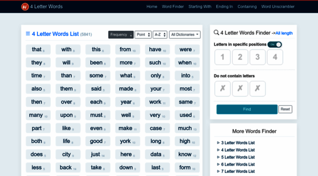 4-letter-words.com