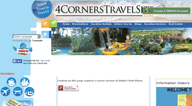 4cornerstravelsite.com