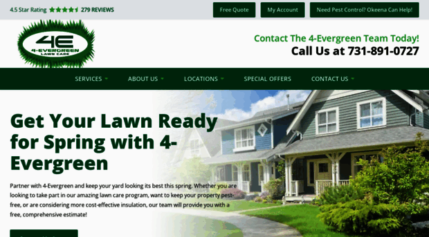 4evergreenlawnservice.com