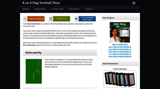 4on4flagfootballplays.com