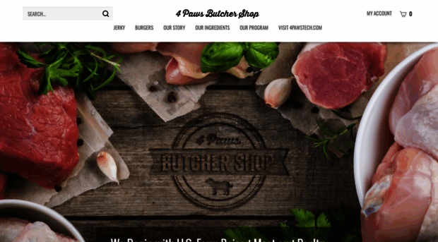 4pawsbutchershop.com
