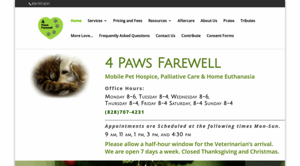 4pawsfarewell.com