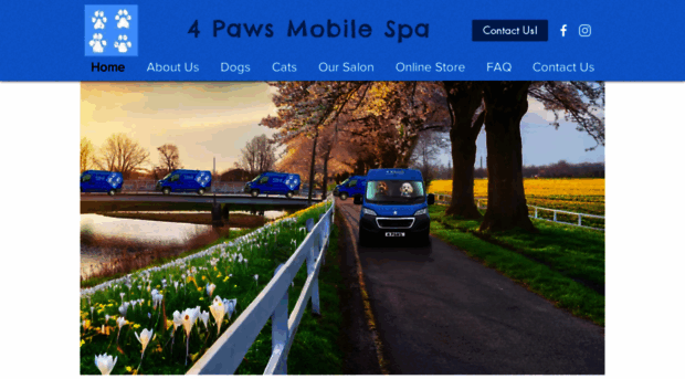 4pawsmobilespa.com