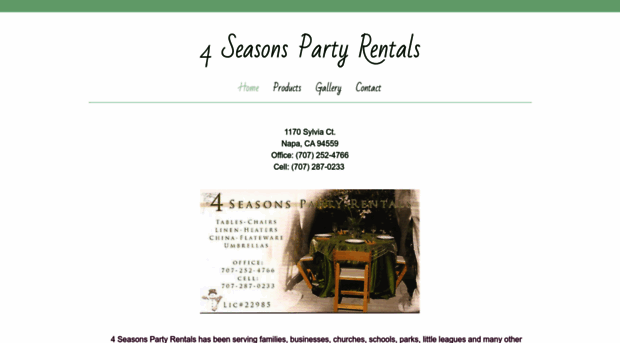 4seasonpartyrental.com