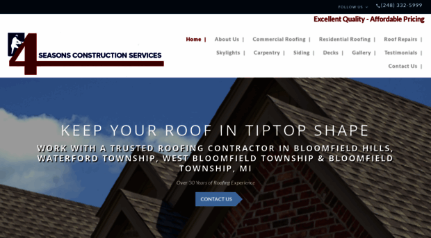 4seasonsroofingmi.com