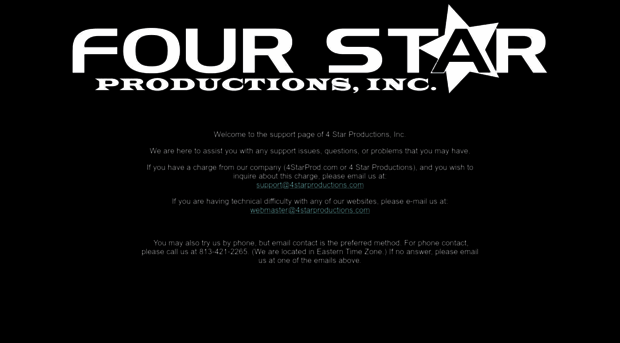 4starproductions.com