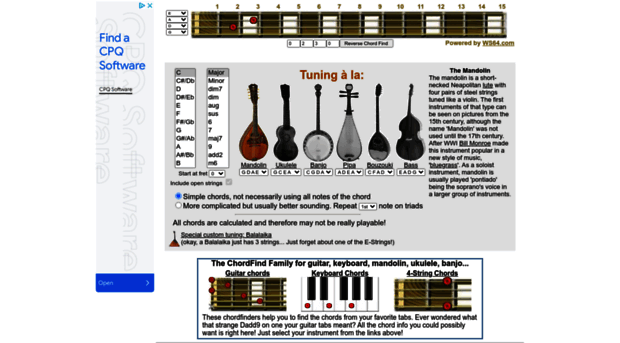 4stringchords.com