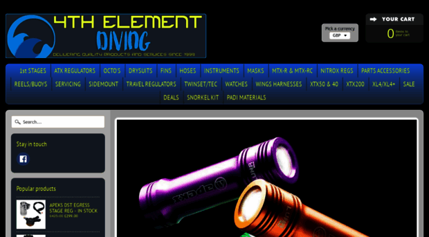 4thelement-diving.co.uk