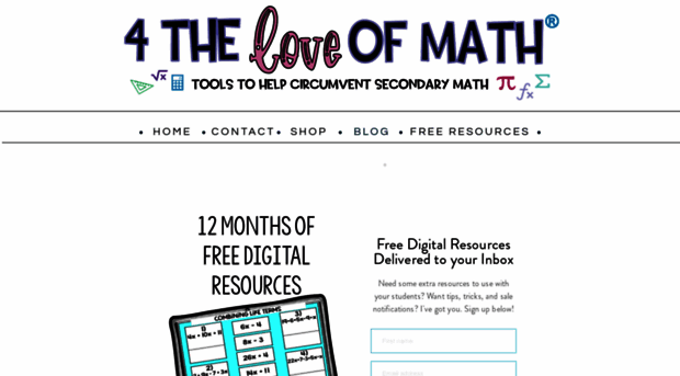 4theloveofmath.com