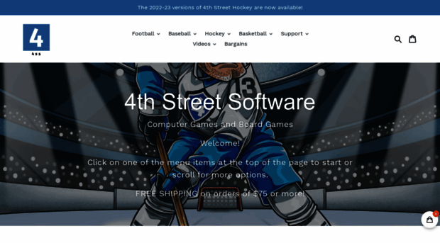 4th Street Football Board Game – 4th Street Software