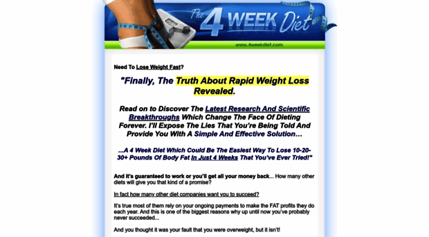 4weekdiet.com