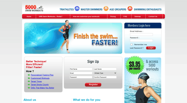 5000swimworkouts.com