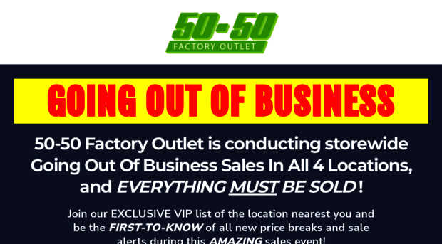 5050factoryoutlet.com