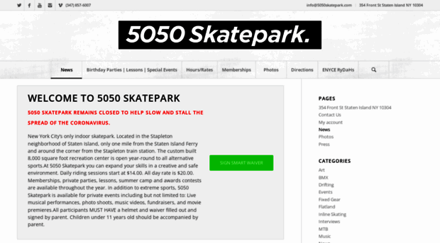 5050skatepark.com