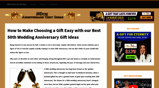 50thanniversarygiftideas.ca