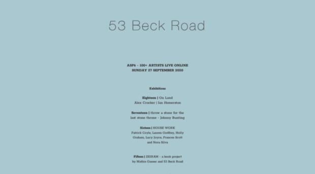 53beckroad.co.uk