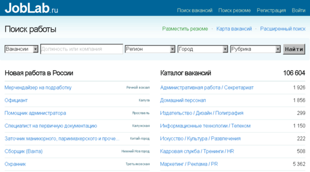 Joblab вакансии