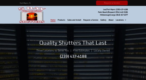 5dayplantationshutters.com