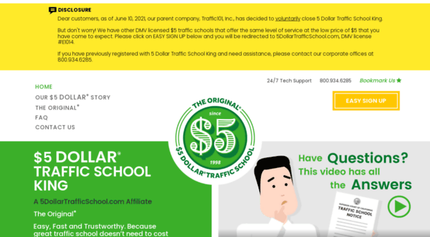 5dollartrafficschoolking.com