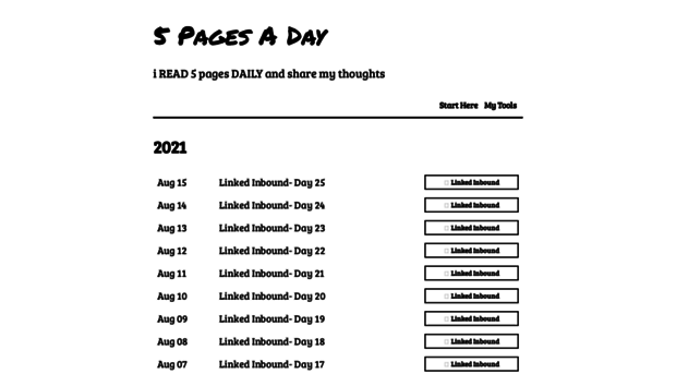 5pagesaday.com