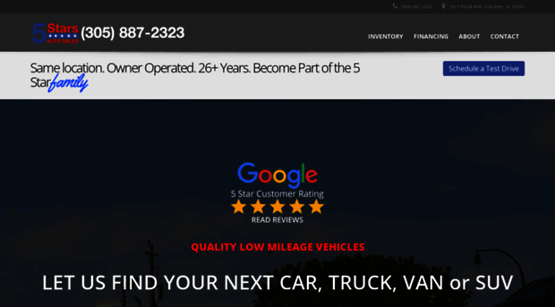5starautosalesinc.com