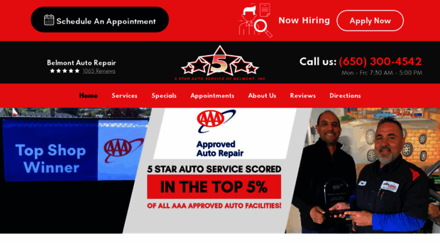 5starautoservice.com