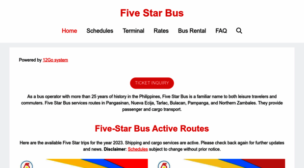 5starbus.com