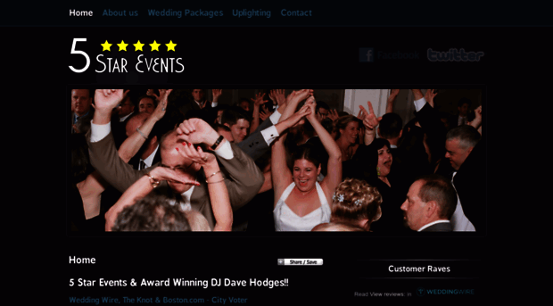5starevents.com