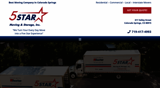 5starmovingandstorage.com