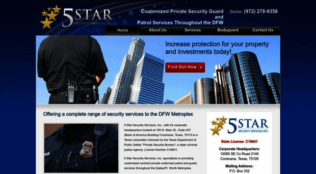 5starsecurityservices.net