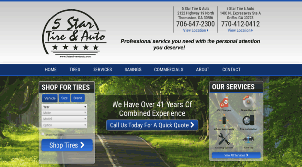 5startireandauto.com