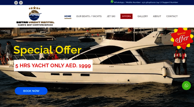 5staryachtrentaldubai.com