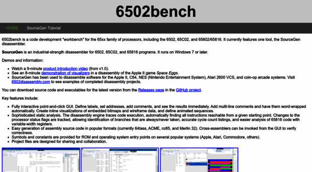 6502bench.com