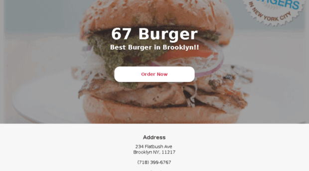 67burgerbrooklyn.com