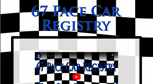 67pacecarregistry.com