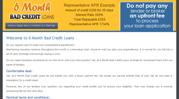 6monthbadcreditloans.co.uk