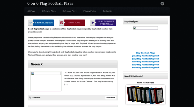 6on6flagfootballplays.com