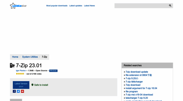 7-zip.updatestar.com