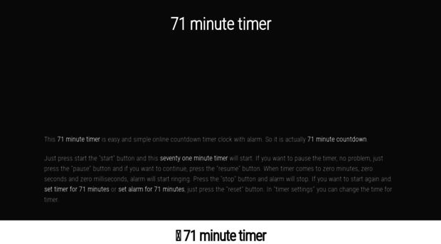 71.minute-timer.com