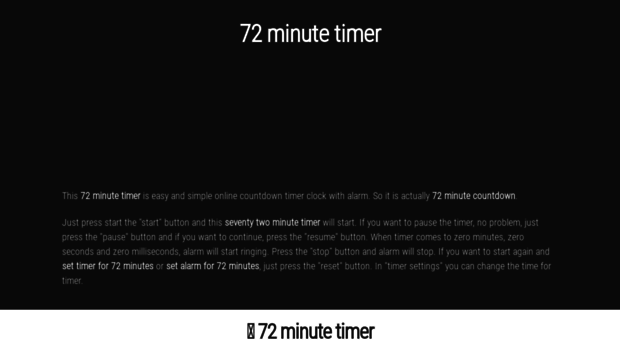 72.minute-timer.com