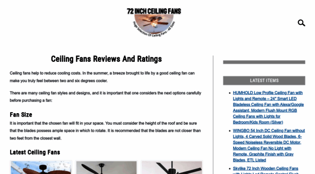 72inchceilingfans.com