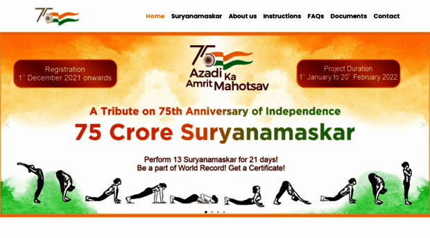 75suryanamaskar.com